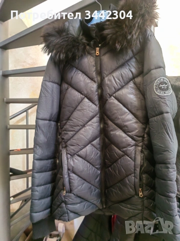 Черно яке с пухче, снимка 6 - Якета - 53847054