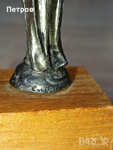 Статуетка "Дева Мария с младенеца", снимка 5 - Антикварни и старинни предмети - 52817341