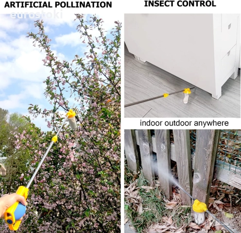 SUNYAY Диатомитна пръскачка с апликатор за инсектициден прах, противонасекомни вредители, многофункц, снимка 5 - Градинска техника - 51705296