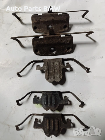 Скоба спирачен апарат BMW E60 E61 E65 E66 E63 E64 скоба спирачки БМВ , снимка 2 - Части - 53206379