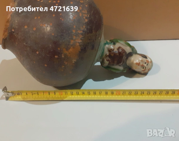 Кундир стомна керамика Стара , снимка 2 - Антикварни и старинни предмети - 53261592