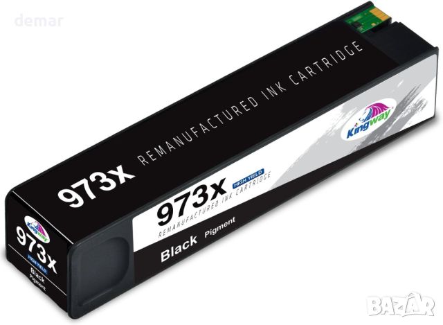 KINGWAY 973X Черна касета с мастило за HP 973 973X, L0S07AE, снимка 1 - Консумативи за принтери - 45109423