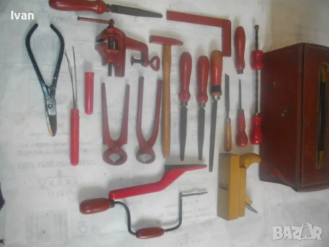 18 БРОЯ НЕМСКИ МИНИ РЪЧНИ ИНСТРУМЕНТИ ЗА МОДЕЛИЗЪМ СТАРО КАЧЕСТВО В ЧАНТА , снимка 3 - Други инструменти - 49765083