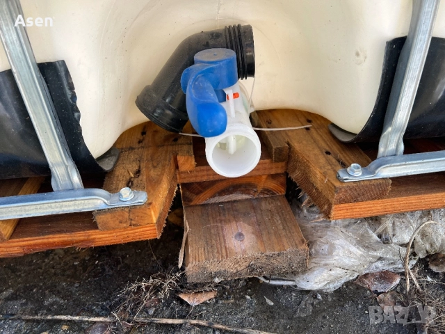 Съд за вода 1000 литра | IBC контейнери и бидони за течности на изгодни цени, снимка 10 - Напояване - 52294963