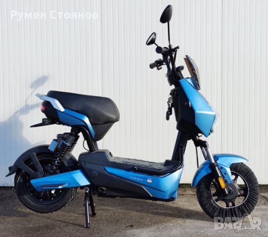 Електрически скутер EcoWay модел YC-L 500W мотор син цвят, снимка 5 - Мотоциклети и мототехника - 45126663