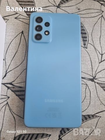 Samsung A52 128GB/6GB RAM,Awesome Blue, снимка 4 - Samsung - 46199004