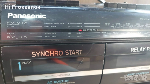 Касетофон Panasonic RX-FT500, снимка 3 - Радиокасетофони, транзистори - 52802596