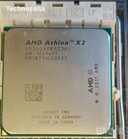 Дънна платка ASRock FM2A75 Pro4 + процесор (FM2), снимка 4 - Дънни платки - 53597258
