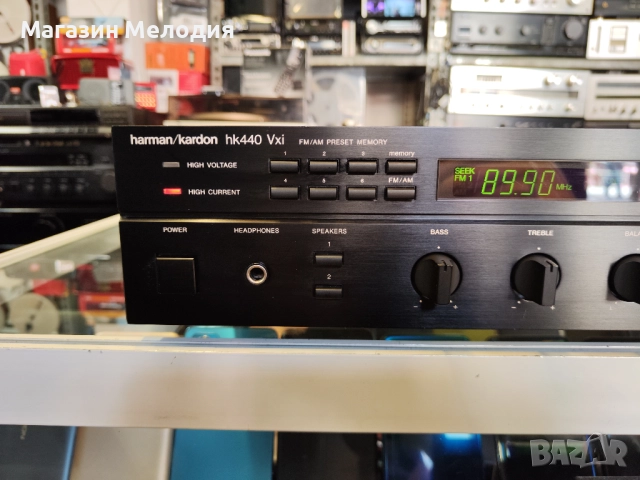 🎶Ресийвър Harman/Kardon hk440 Vxi В отлично техническо и визуално състояние., снимка 3 - Ресийвъри, усилватели, смесителни пултове - 51835459