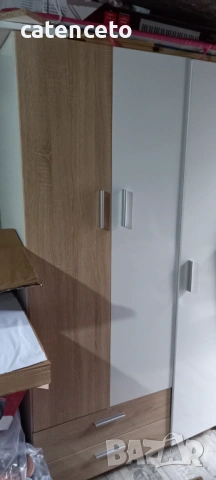 Гардероб трикрилен , снимка 7 - Гардероби - 54042768
