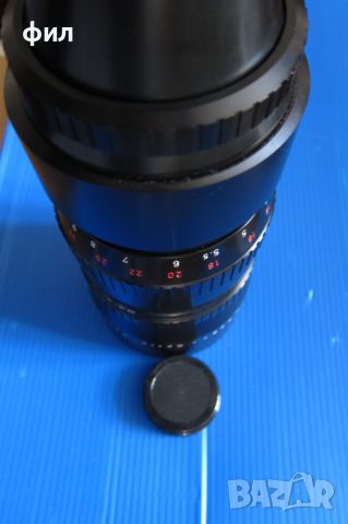 Обективи М42 - 58/2,0 и 300/4 за EOS Canon с адаптер с чип, снимка 4 - Обективи и филтри - 39681112