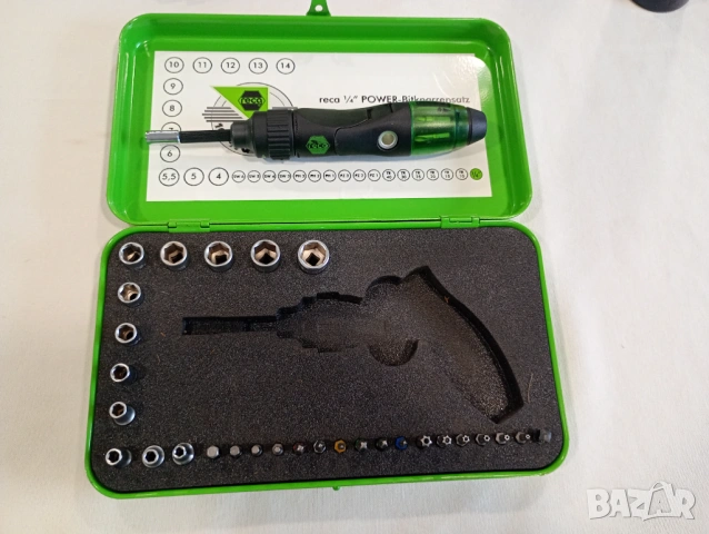 Reca Power 1/4 36 части гидория с битове., снимка 2 - Гедорета - 54243391