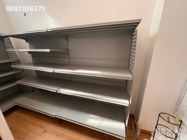 Професионални немски стелажи от Кауфланд, безболтово сглобяване., снимка 4 - Стелажи и щандове - 54090952