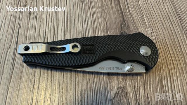 SOG Flash I Serrated, снимка 5 - Ножове - 54187488