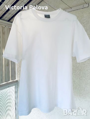 Качествена бяла тениска TACOMA унисекс, снимка 3 - Тениски - 45262793