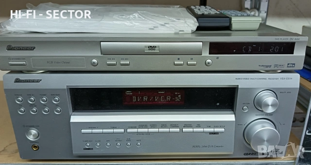 Pionner A/V ресйвър +ДВД, снимка 2 - Ресийвъри, усилватели, смесителни пултове - 53450862