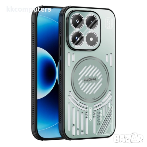 ABEEL Алуминиев Магнитен Калъф за Xiaomi 17 - PC+TPU, N52 магнит, Вентилация, 5 цвята, снимка 2 - Резервни части за телефони - 53800513