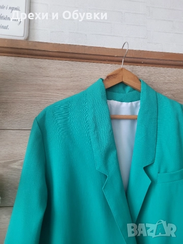 Ново зелено сако блейзър , снимка 6 - Сака - 52764035