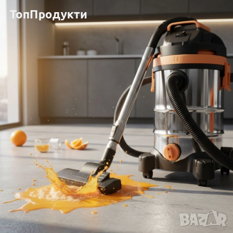 Stark’s IVC30 – Прахосмукачка 3 в 1 за сухо и мокро почистване с обдухване, 1500W и 30L резервоар, снимка 3 - Прахосмукачки - 52961573