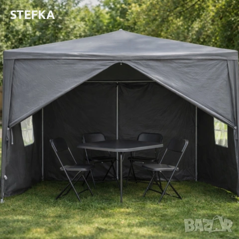 Градинска шатра 4/3 м, снимка 3 - Градински мебели, декорация  - 53777472