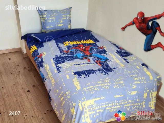 Детско спално бельо ранфорсСпайдърмен,Елза,Ана,Мики,Маша, снимка 3 - Спално бельо и завивки - 43731495