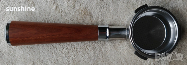 58 мм 3-ъглов бездънен портафилтър за кафемашина еспресо, снимка 5 - Кафемашини - 53596314