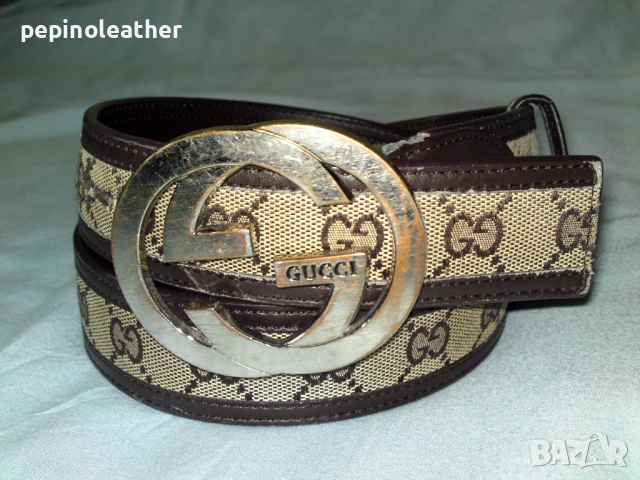 Италиански колан GUCCI, реплика, размер 95 см., снимка 5 - Колани - 53939350