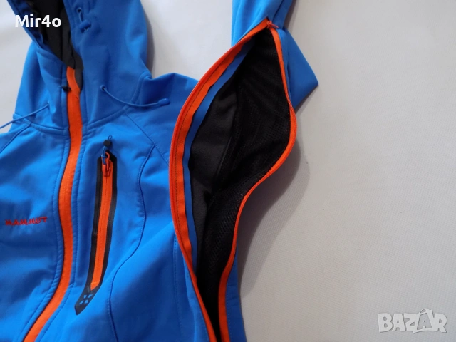 горнище mammut eiger extreme windstopper softshell яке худи блуза фанела туризъм планина дамско S, снимка 7 - Спортна екипировка - 50634913
