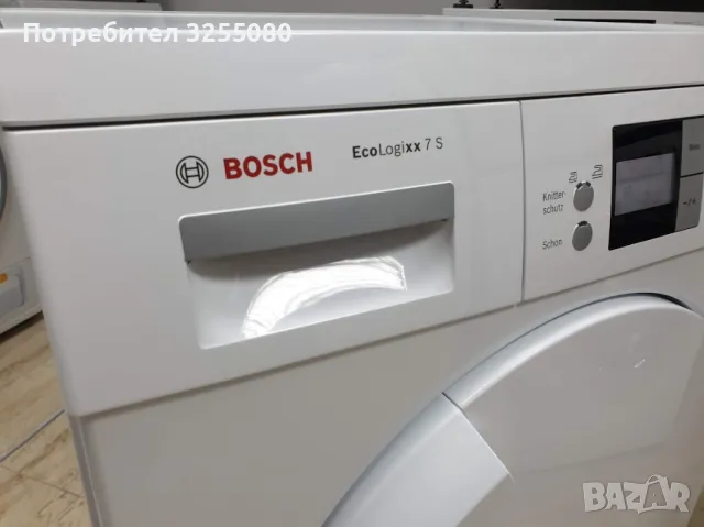 Сушилня Bosch Ecologixx 7 S Термопомпа 12м Гаранция Бош, снимка 1 - Сушилни - 48164509