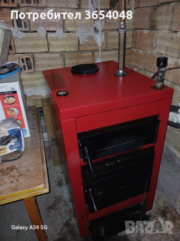 Котел на дърва, снимка 2 - Отоплителни печки - 52658611