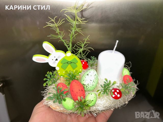 Великденски свещници, снимка 5 - Декорация за дома - 45455447