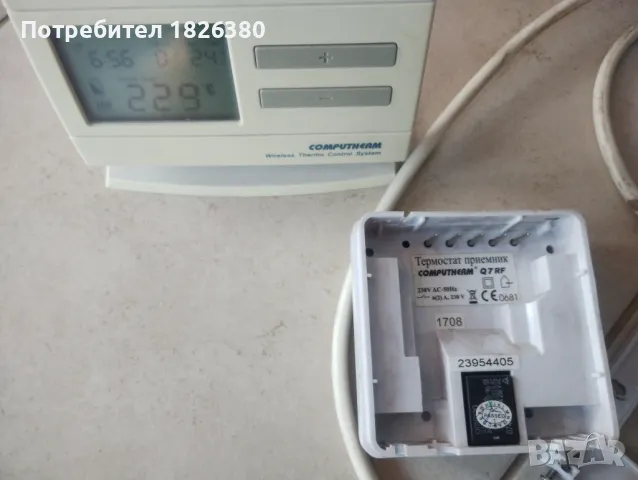 Безжичен стаен термостат Computherm Q7RF , снимка 2 - Друга електроника - 48551090