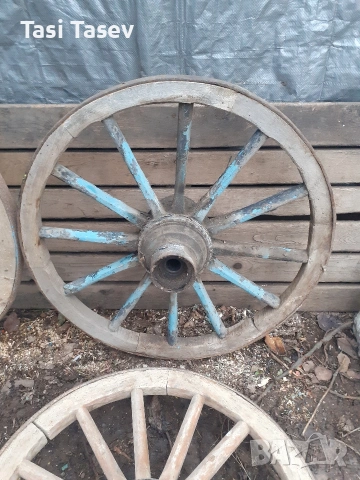 Колела от каруца, снимка 5 - Декорация за дома - 52792748