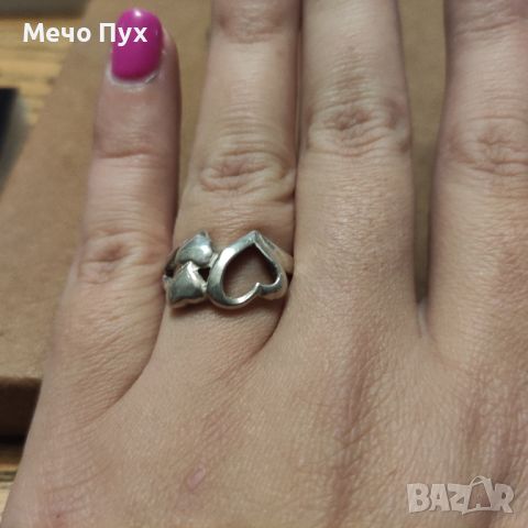 Сребърен пръстен (224), снимка 3 - Пръстени - 45544900