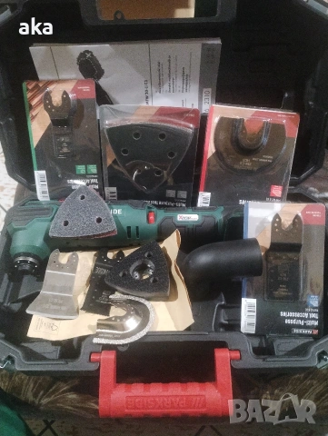 Многофункционален инструмент с аксесоари+4 допълнителни PARKSIDE® гаранция 2 г.., снимка 10 - Други инструменти - 53181807