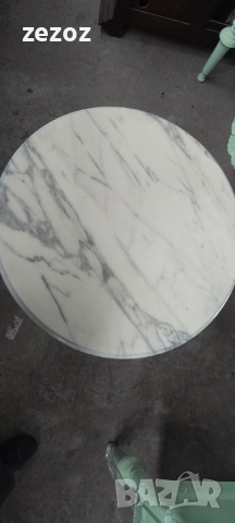 Маса с мрамор и метал-№122, снимка 5 - Маси - 52846961