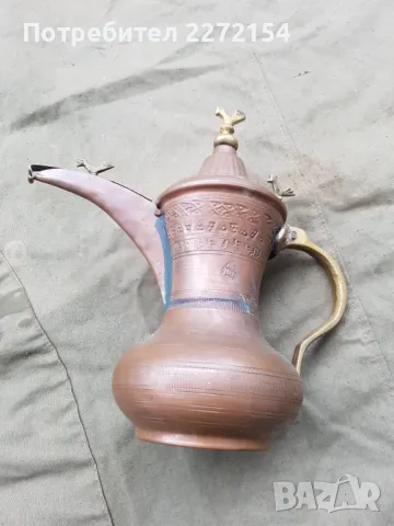 Звънящ османски чайник ибрик , снимка 3 - Антикварни и старинни предмети - 49809820