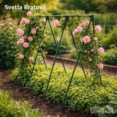 Градинска рамка тип пергола - издръжлива и устойчива - 4 броя, снимка 2 - Градински мебели, декорация  - 53813489