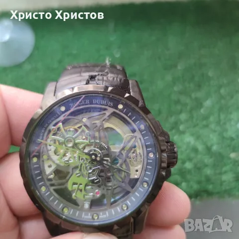 Мъжки луксозен часовник ROGER DUBUIS SKELETON , снимка 2 - Мъжки - 46862150