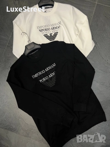Мъжки Памучни Блузи 🤍 Armani Hugo Boss , снимка 2 - Блузи с дълъг ръкав и пуловери - 52436814