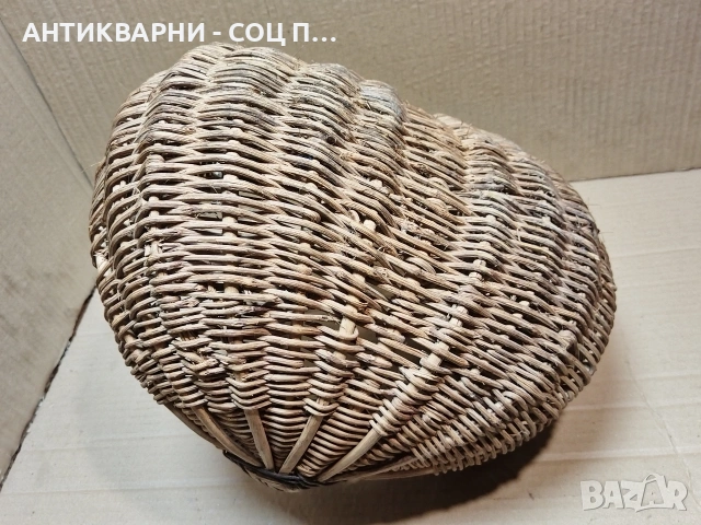 Стара Ръчно Изработена Плетена Кошница. / 1630., снимка 6 - Антикварни и старинни предмети - 53670877