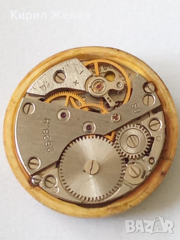 Механизъм с циферблат от стар ръчен часовник 52081, снимка 3 - Мъжки - 52254134