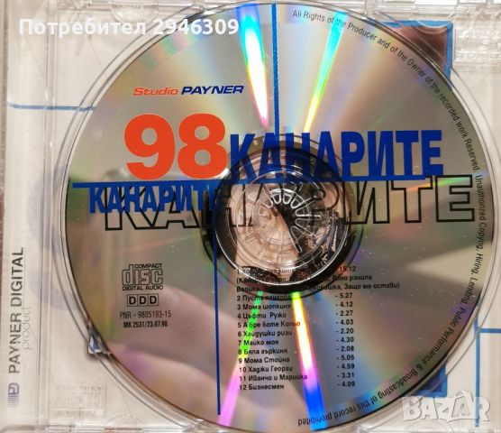 орк. Канарите - 98, снимка 2 - CD дискове - 45958493