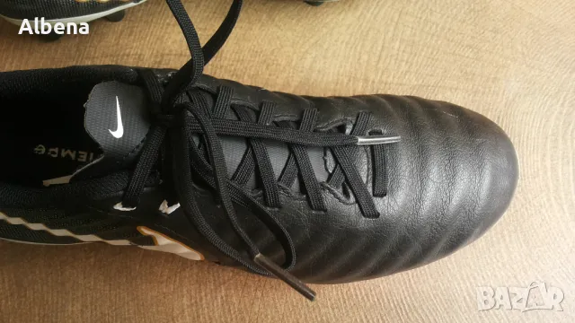 NIKE TIEMPO Leather Football Boots Размер EUR 40,5 / UK 6,5 бутонки естествена кожа 254-14-S, снимка 5 - Футбол - 47040690