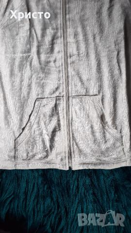 пижама мъжка горнище и долнище от плътен плат имитиращ плюш, марка ТСМ, цвят бежаво, снимка 2 - Други - 46231241