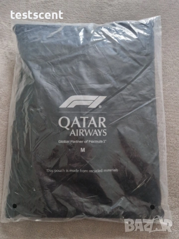 Комплект унисекс пижама Qatar Airways Business Class x Formula 1 – унисекс, размер M, нов запечатан, снимка 6 - Пижами - 53954579