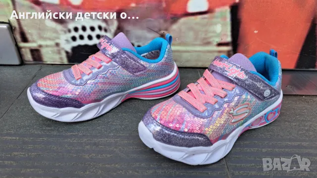 Английски светещи маратонки SKECHERS, снимка 3 - Детски маратонки - 47173590