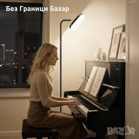 Нова LED подова лампа 36W 3200lm с дистанционно, димер, 5 цвята за дом, снимка 8 - Лед осветление - 53374541