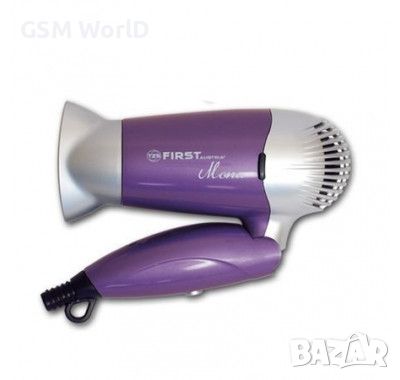 Сешоар за коса със сгъваема дръжка
First Austria Mona Hair Dryer FA-5662-2
, снимка 1 - Аксесоари за коса - 45571284