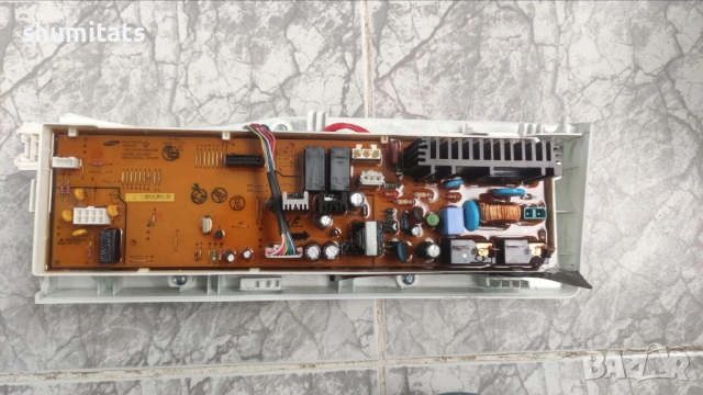 Перална Samsung 6kg WF60F4E0W2W платка управление и регулатор ниво, снимка 2 - Перални - 53924539